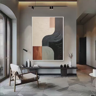 Aster Mosaic: Earth Curve Abstract — artwork video