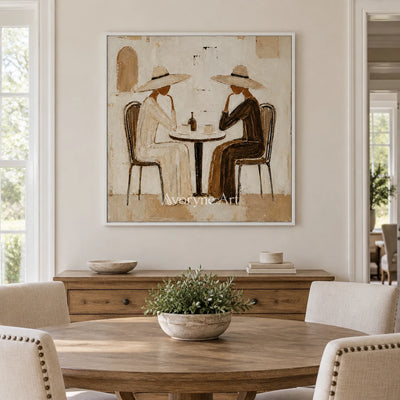 Aster Ash: Quiet Table Portraits — dining white