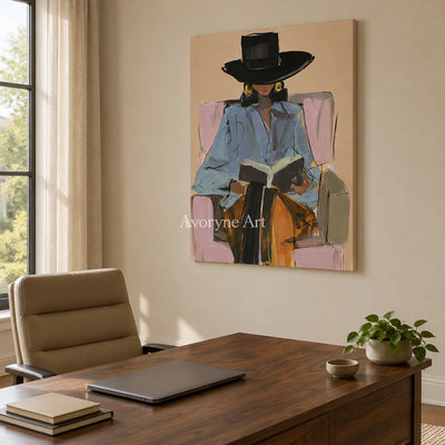 Ivory Quiet Gesture: Reading Figure Art — office frameless