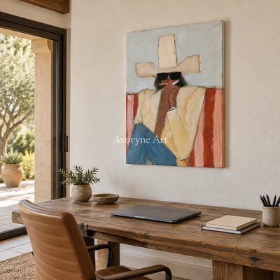 Ivory Amber Interval: Reading Figure Art — office frameless