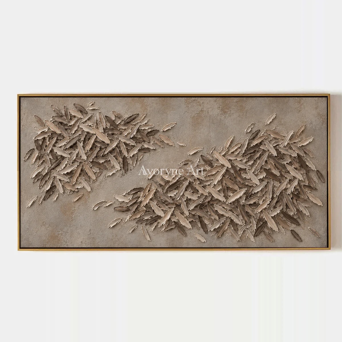 Quiet Reverie, hand-painted relief mosaic wall art by Lin Qiao