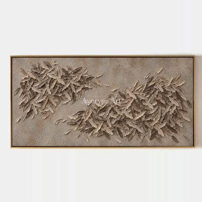 Quiet Reverie, hand-painted relief mosaic wall art by Lin Qiao