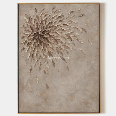 Quiet Mosaic, hand-painted relief mosaic wall art by Lin Qiao
