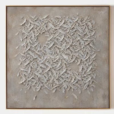 Amber Passage, hand-painted relief mosaic wall art by Lin Qiao