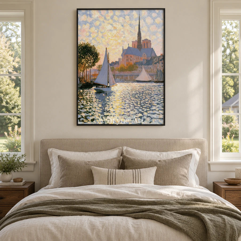 Ivory Lucent Cadence: Riverside Church Art — bedroom black