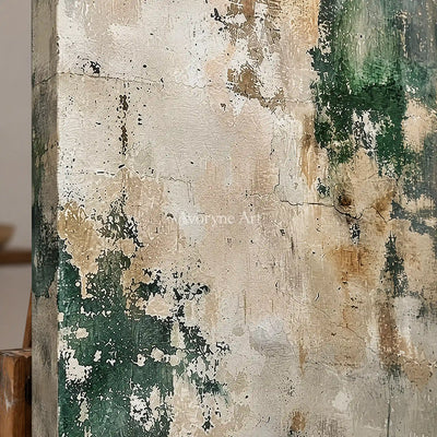 Aster Chalk: Sage Block Texture — detail easel