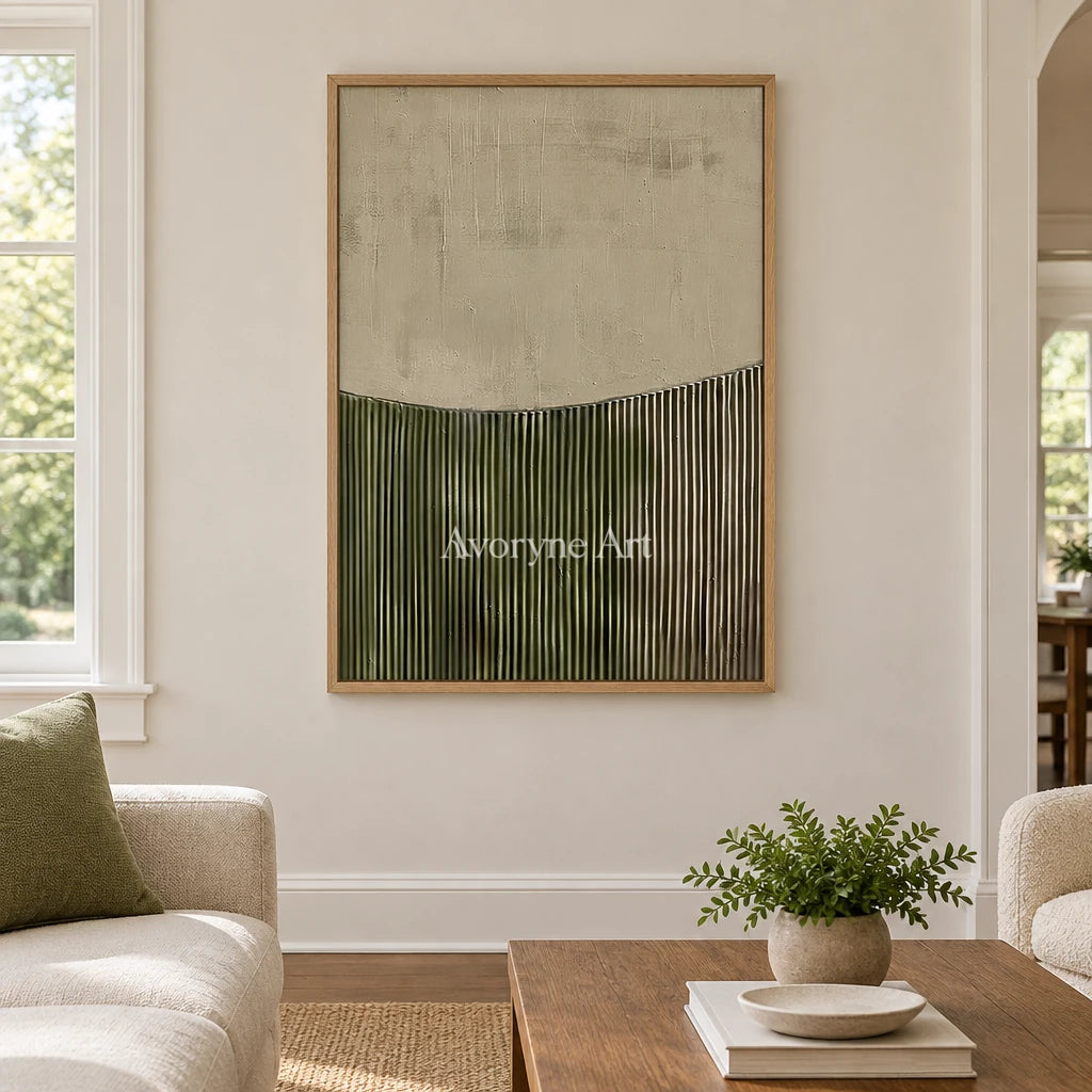 Aster Arc: Sage Line Texture — villa wood