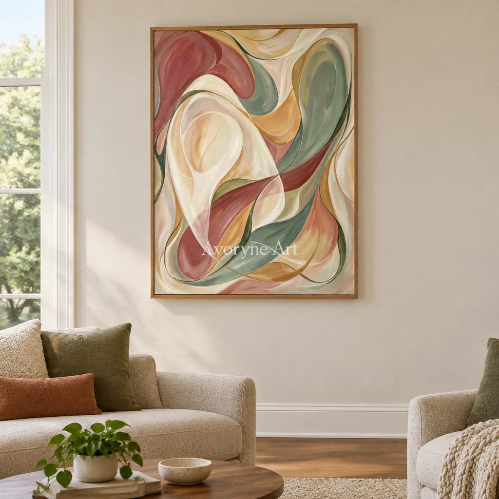 Aster Flora: Soft Color Curves — villa wood