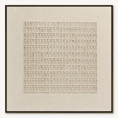 Soft Relief: Neutral Textured Wall Art - main