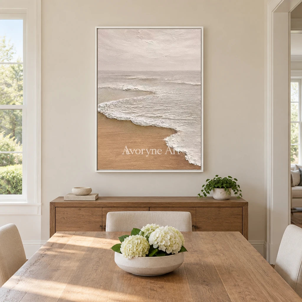 Aster Sediment: Soft Shoreline Art — dining white