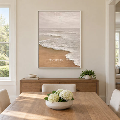 Aster Sediment: Soft Shoreline Art — dining white
