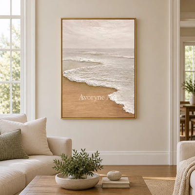 Aster Sediment: Soft Shoreline Art — living gold