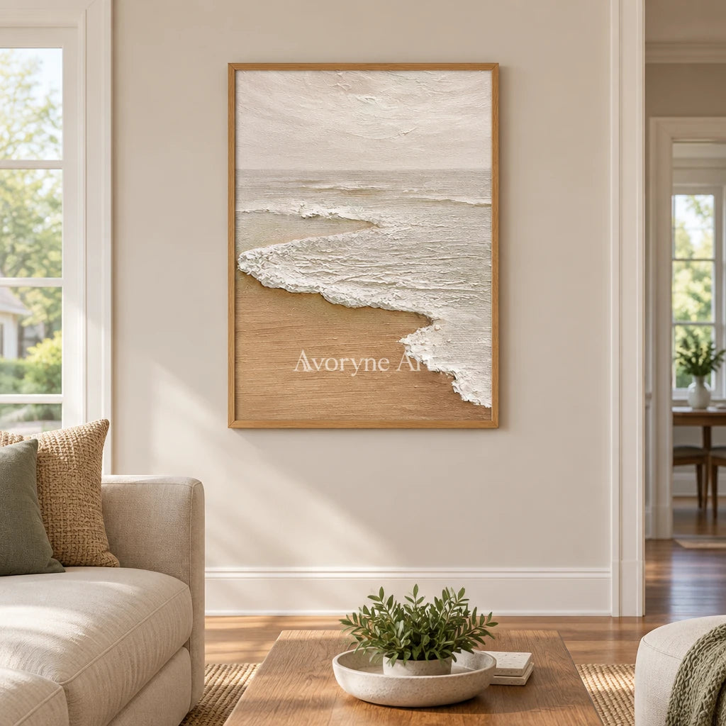 Aster Sediment: Soft Shoreline Art — villa wood