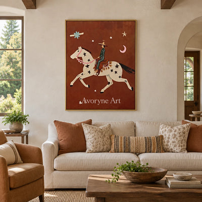 Ivory Soft Refrain: Starry Horse Rider — living gold