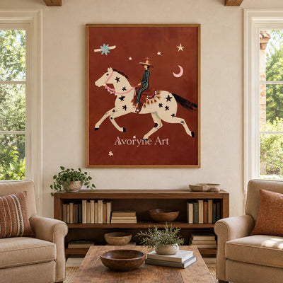 Ivory Soft Refrain: Starry Horse Rider — villa wood