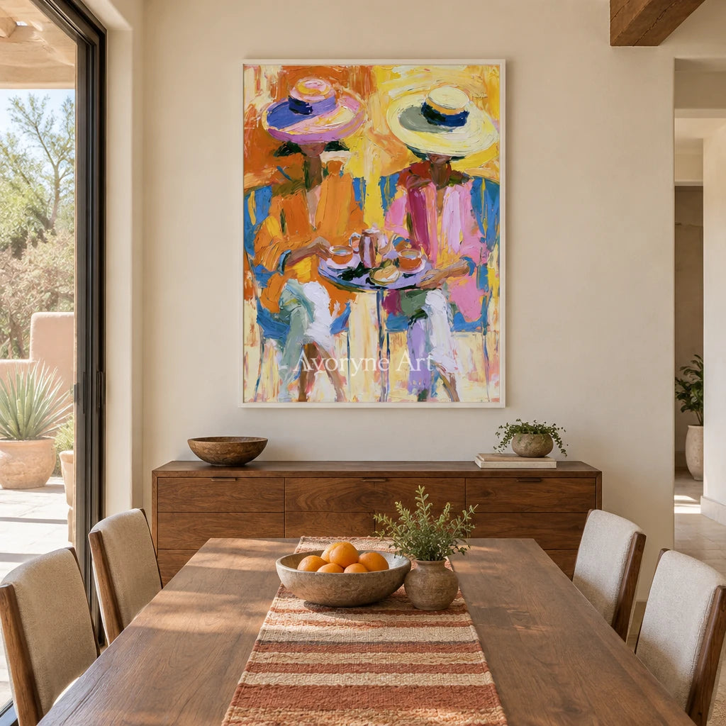 Ivory Winding Gesture: Sunlit Dining Figures — dining white