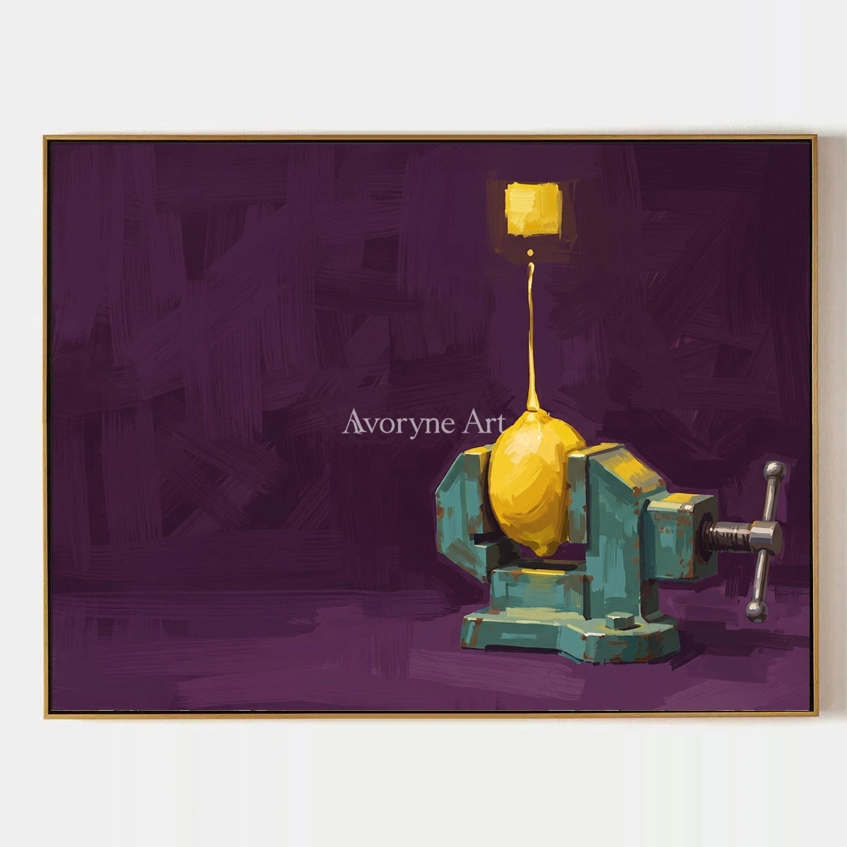 Tender Cadence, hand-painted surreal scene wall art by Declan O’Brien
