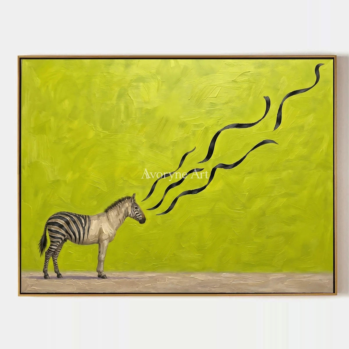 Tender Story, hand-painted surreal scene wall art by Declan O’Brien