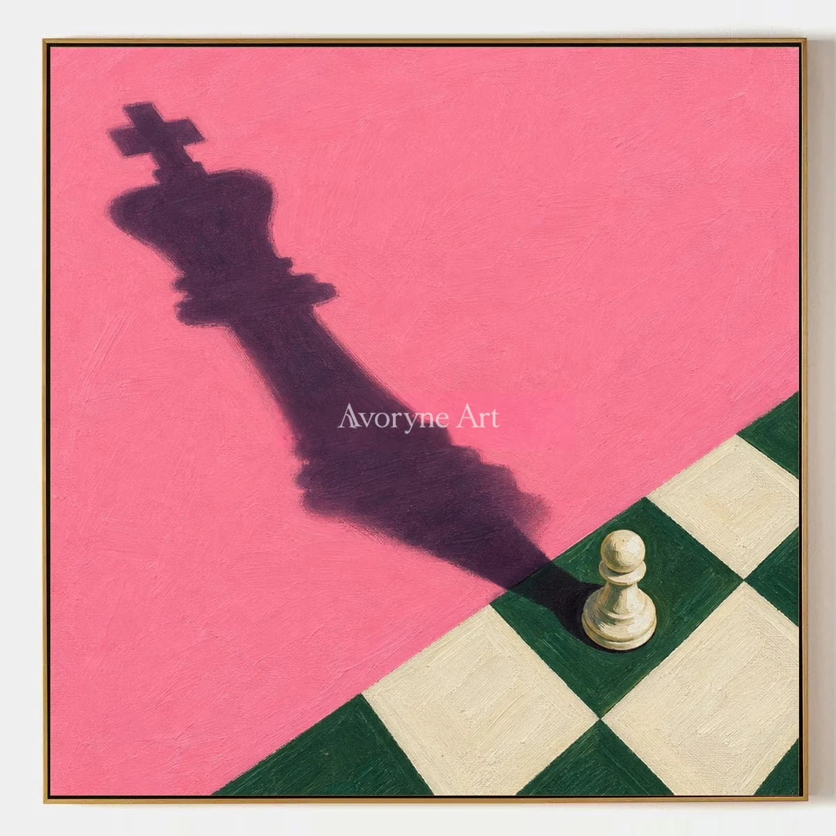 Bright Cadence, hand-painted surreal scene wall art by Declan O’Brien