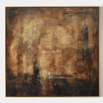 Aster Cove: Umber Glow Abstract — primary