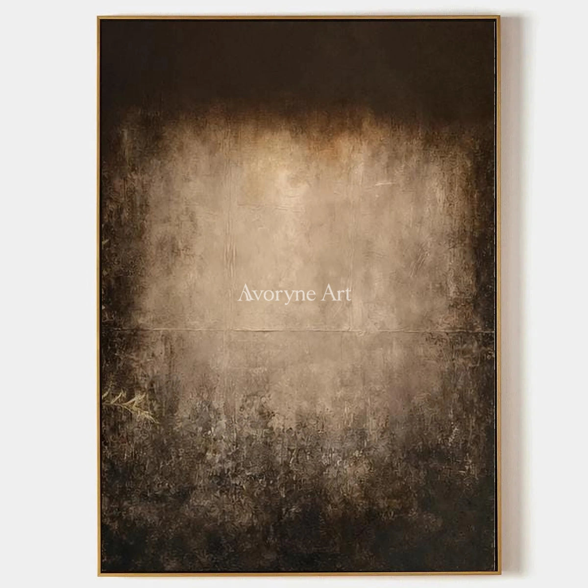 Aster Foam: Umber Glow Abstract — primary