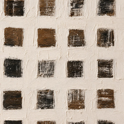 Urban Grid: Textured Geometric Wall Art - detail