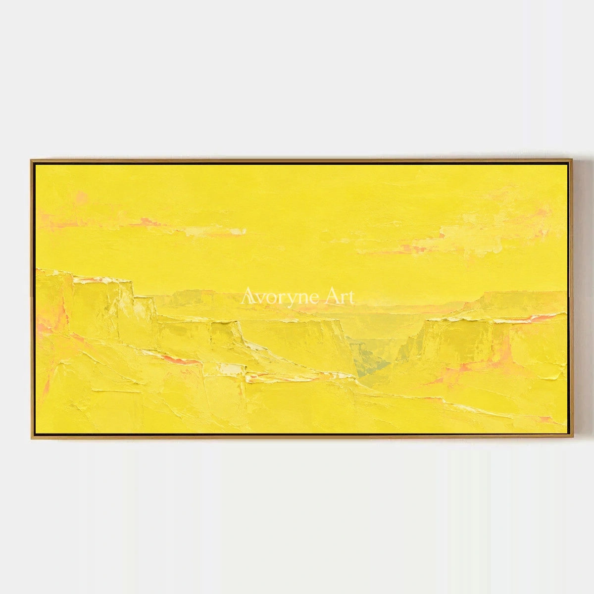 Tender Echo, hand-painted vivid landscape wall art by Diego Morales