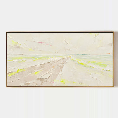 Tender Trace, hand-painted vivid landscape wall art by Diego Morales