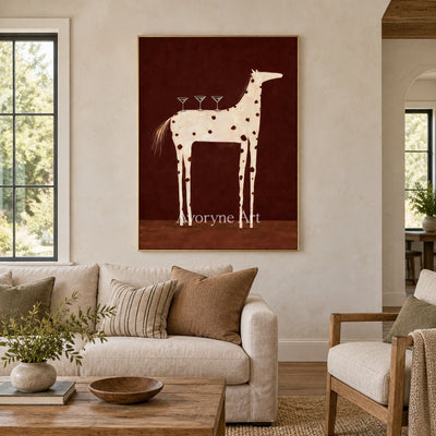 Ivory Soft Passage: Whimsical Animal Art — living gold