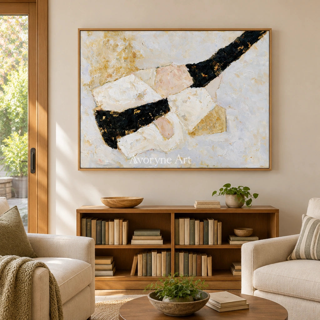 Ivory Open Prelude: White Block Texture — villa wood