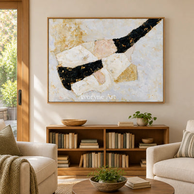 Ivory Open Prelude: White Block Texture — villa wood
