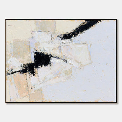 Ivory Gentle Refrain: White Block Texture — primary