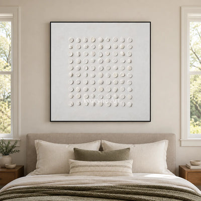 Aven Chalk Constellation: White Dotted Texture — bedroom black