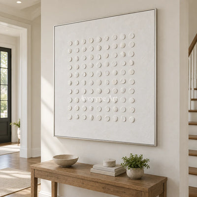 Aven Chalk Constellation: White Dotted Texture — entry silver