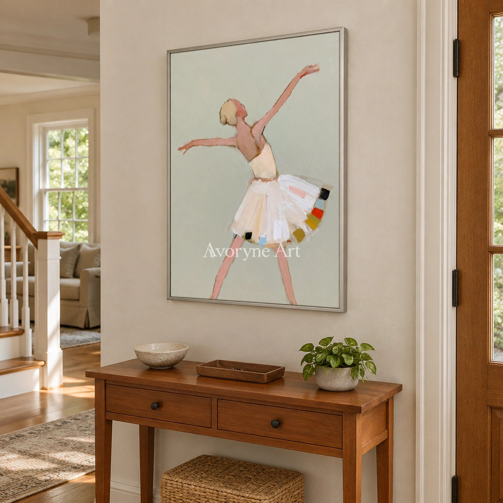 Ivory Gentle Gesture: White Dress Dancer — entry silver