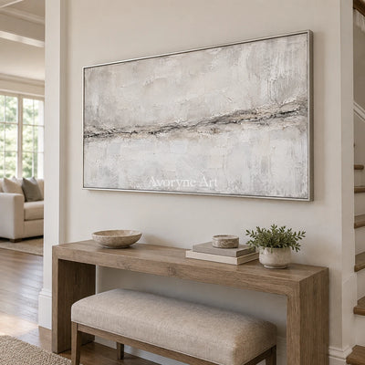 Chalk Fault: White Panoramic Texture Art — entry silver