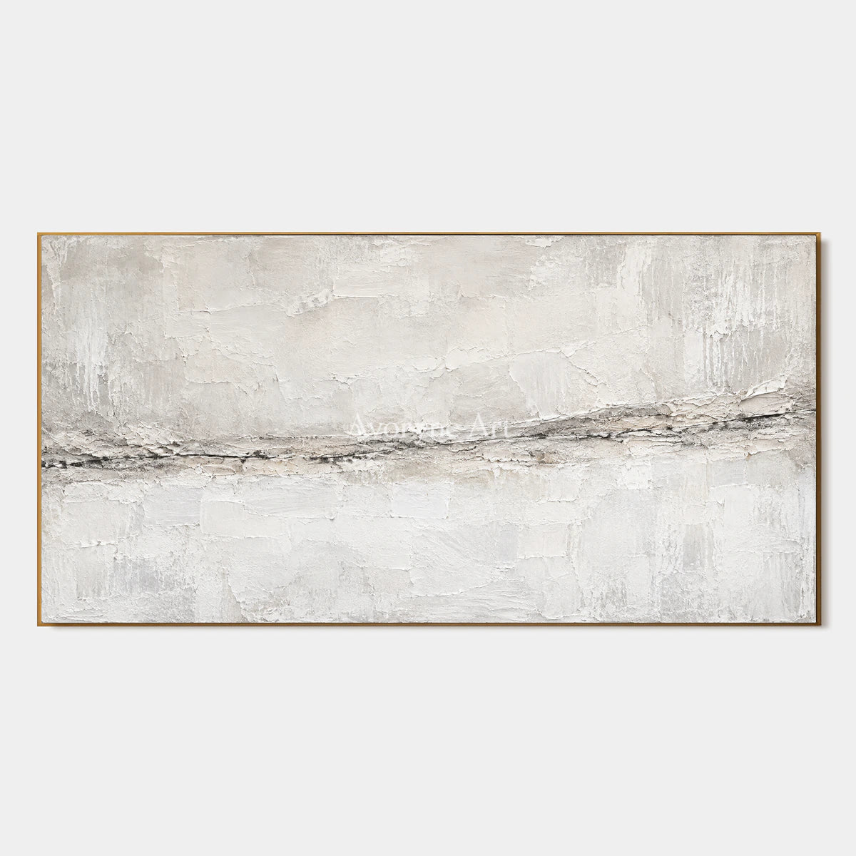 Chalk Fault: White Panoramic Texture Art — primary