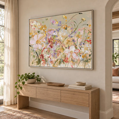 Ivory Quiet Verse: Wildflower Garden Art — entry silver