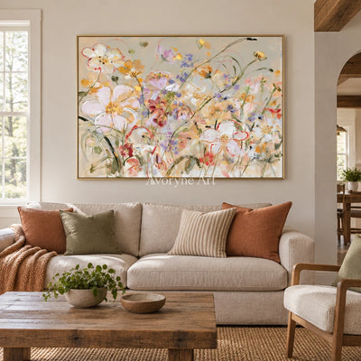 Ivory Quiet Verse: Wildflower Garden Art — living gold